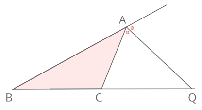 高校数学 外角の二等分線と比 の公式とその証明 Enggy